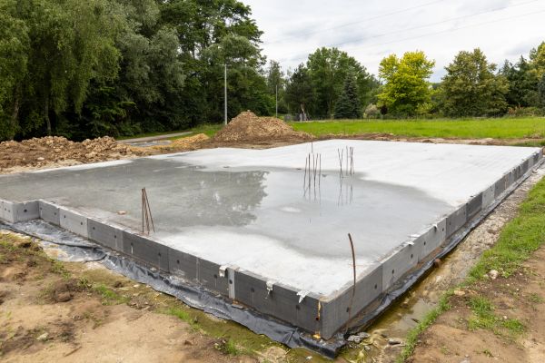 Camper Slab Construction